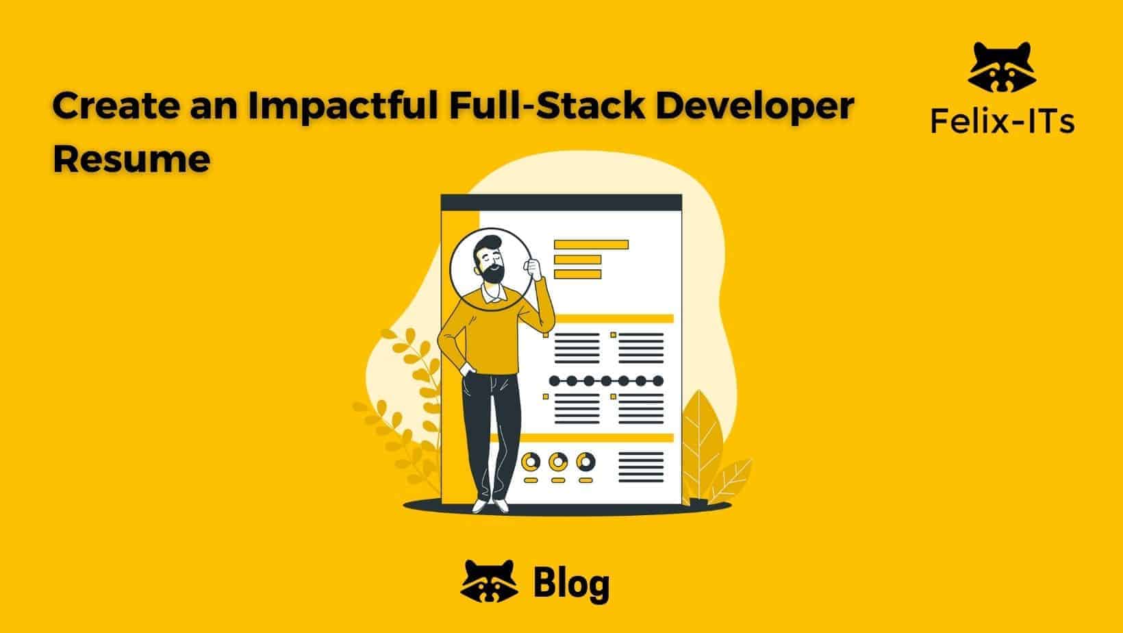 Full stack Developer resume